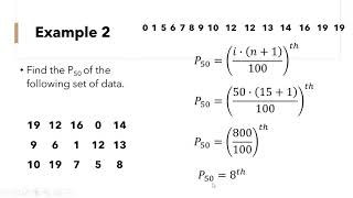 Percentile for ungrouped data [upl. by Aiam821]