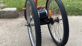 How to make a 3 wheel electric Bicycle at home [upl. by Aehtela]