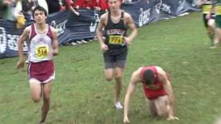 Dramatic finish at High School State Cross Country Championship [upl. by Jaco]