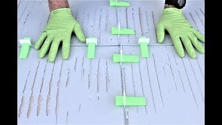 How to Use a Tile Leveling System the Right Way [upl. by Beekman477]