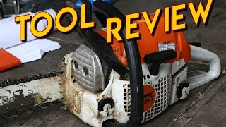 Stihl MS251 Chainsaw Review [upl. by Ardnuahsal]