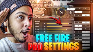 FREE FIRE  PRO SETTINGS  2023  FREE FIRE HEADSHOT SETTINGS [upl. by Karen]