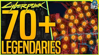 70 LEGENDARY LOOT LOCATIONS In Cyberpunk 2077  Weapons Armor Cyberware amp Blueprints  Guide [upl. by Tedda]