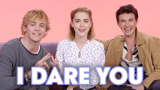 quotThe Chilling Adventures of Sabrinaquot Cast Plays I Dare You  Teen Vogue [upl. by Lraep633]