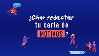 ¿Cómo redactar tu carta de motivos [upl. by Yeung390]