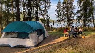 Family Camping With Morning Rain [upl. by Palmer17]