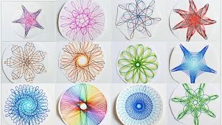 Spirograph designs Compilation [upl. by Ydnik]