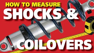 Measuring Shock Absorber and Coilover Length [upl. by Carin]