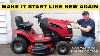 Lawn Tractor Wont Start Try This Easy Free Fix [upl. by Alyose]