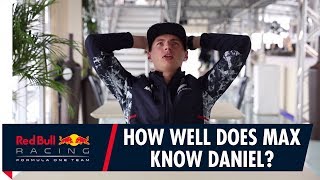 How Well Does Max Verstappen Know Daniel Ricciardo [upl. by Blackmun541]