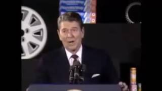 Ronald Reagan tells a joke about buying a car in the Soviet Union [upl. by Minoru]