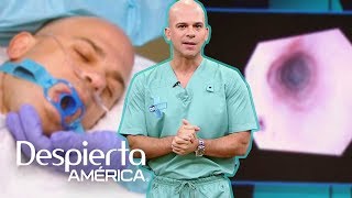 El Dr Juan Rivera se somete por primera vez a una endoscopia [upl. by Eelyme]