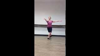 Pirouettes En Dehors ballet class tutorial beginner [upl. by Hollander967]