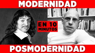 MODERNIDAD y POSMODERNIDAD Características en 10 Minutos [upl. by Brnaby706]