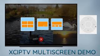 XCIPTV Multi Screen Demo [upl. by Aznaed]