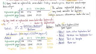 31 İstatistik  Ki kare uygunluk testi  ki kare bağımsızlık testi [upl. by Wickner830]