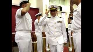 Senior Chief becomes Chief Warrant Officer [upl. by Rammus]