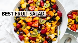 FRUIT SALAD  the best recipe and so easy [upl. by Yaffit]