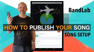 Bandlab How to publish your song [upl. by Armat]