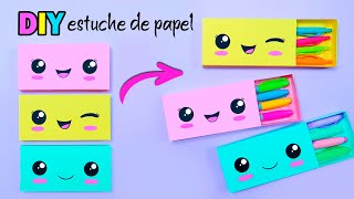 Manualidades con Papel  Cajitas de Papel DIY Estuche Lapicera  Tutorial Origami [upl. by Smail148]