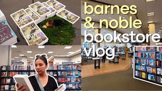 Barnes amp Noble Bookstore Vlog Shopping  Book Haul [upl. by Ayerf]