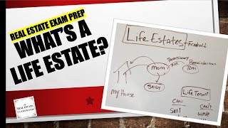 What Is A Life Estate  Real Estate Exam Prep [upl. by Cacka591]