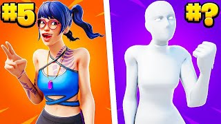 Las 20 SKINS más TRYHARD en FORTNITE [upl. by Drofub]