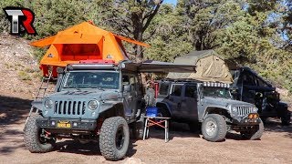 5 Jeep Wrangler Overland Camp Setups [upl. by Earahs]