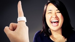 People Try A Smart Ring That Controls Your Phone [upl. by Ibbob939]