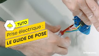 Comment installer une prise avec un circuit encastré   Bricorama [upl. by Mullins393]