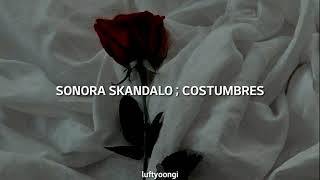 Sonora Skandalo  Costumbres letra [upl. by Celinda865]