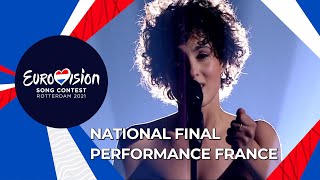 Barbara Pravi  Voilà  France 🇫🇷  National Final Performance  Eurovision 2021 [upl. by Linell]