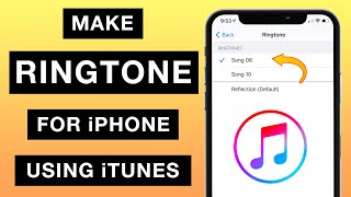 Make Ringtone for iPhone using iTunes 2021  UPDATED [upl. by Oralia546]