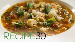 The best Italian Hearty Minestrone Soup [upl. by Dleifniw441]