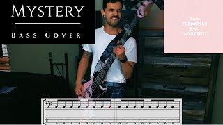 TURNSTILE  MYSTERY  BASS COVER Play Along Tabs [upl. by Ennaear608]