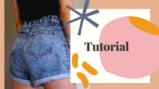 Tutorial ★ Arregla tus shorts o pantalones a la cintura [upl. by Suivatra]