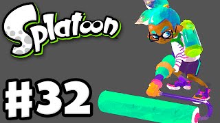 Splatoon  Gameplay Walkthrough Part 32  Back to the Carbon Roller Nintendo Wii U [upl. by Greenebaum]