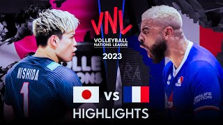 LEGENDARY MATCH  JAPAN vs FRANCE  Mens VNL 2023 [upl. by Nner]