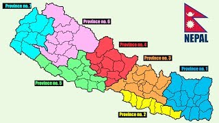 How to draw map of Nepal with province and districts [upl. by Birdt420]