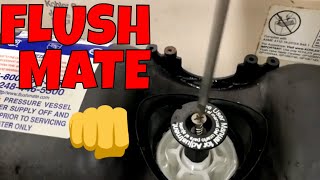 HOW TO WORK ON THE SLOAN FLUSHMATE PRESSURE CANISTER [upl. by Yorke]