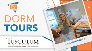 Dorm Tours  Tusculum University  The Apartments E [upl. by Ricki476]