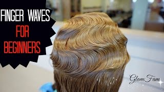 How to do Fingerwaves for Beginners [upl. by Jarl]