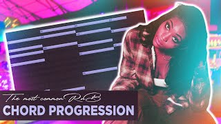 The Most COMMON Chord Progression in RampB How To Make a RampB Chord In Fl Studio 2022 [upl. by Cypro125]