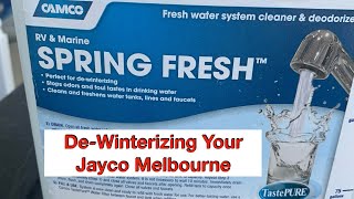 DeWinterizing Your Jayco Melbourne [upl. by Anis]