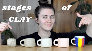 Understand the 6 stages of CLAY  Pottery for Beginners [upl. by Grantley]