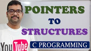 67  POINTERS TO STRUCTURES  C POGRAMMING [upl. by Oirasan503]