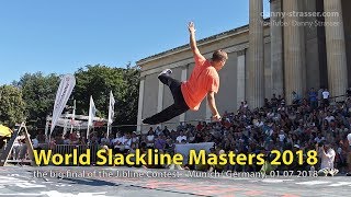 WORLD SLACKLINE MASTERS 2018  JiblineContest Finals [upl. by Imogen]