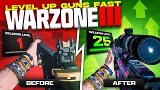 The FASTEST Way To Level Up Guns in Warzone 3 [upl. by Umeh]