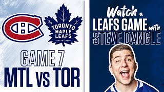 ReWatch Montreal Canadiens vs Toronto Maple Leafs Game 7 LIVE w Steve Dangle [upl. by Garate]