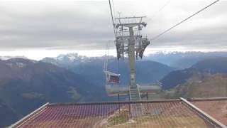 Luftseilbahn Bettmeralp  Bettmerhorn Talfahrt [upl. by Kassity]